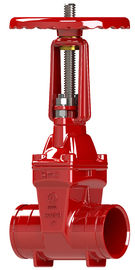 Type de flange ou de rainure Ul Valve de porte Tête non montante Fer ductile résistant
