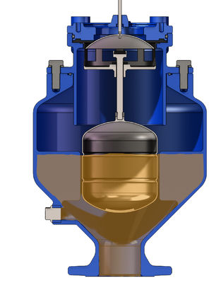 Valve d'évacuation d'air des eaux usées en fer ductile avec résistance à haute pression et propriétés anticorrosion