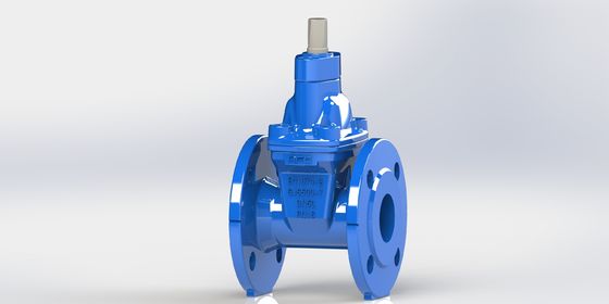 Valve de régulation de l'eau en caoutchouc EPDM avec SS304 en acier inoxydable et bleu RAL 5005 NSF61 pour la gestion de la pression