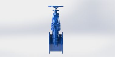 Valve à porte d'eau à étanchéité douce à haute capacité de débit pour applications industrielles