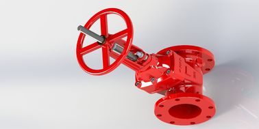 Type de flange ou de rainure, soupape assise à tige résistante non montante