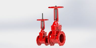 Type de flange ou de rainure, soupape assise à tige résistante non montante