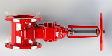 Type de flange ou de rainure, soupape assise à tige résistante non montante