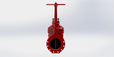 Classe 125/150 Pression UL FM Valve de porte roue de main Opération revêtement époxy lié par fusion