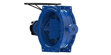 Disque DI anneau en acier inoxydable soupape papillon revêtu d'époxy engrenage de ver disponible