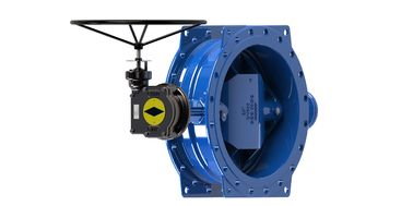 Valve de régulation de la pression excentrique double en acier inoxydable pour la connexion de la bride