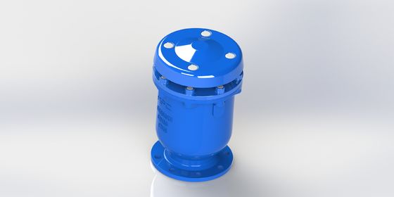 Vanne de décharge d'air combinée filetée et à bride avec flotteur en acier inoxydable et triple fonction pour applications industrielles