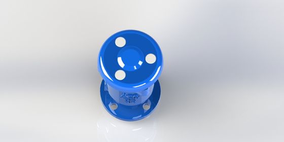 Vanne de décharge d'air combinée en fonte avec raccord fileté et à bride et flotteur en acier inoxydable pour systèmes de transport de fluides