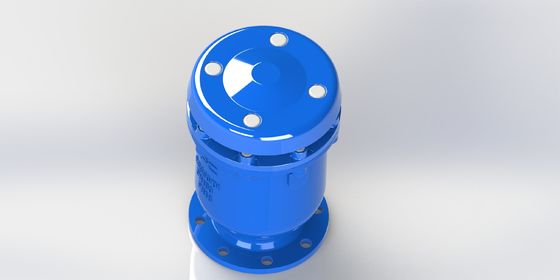 Vanne combinée de purge d'air avec siège souple, construction en fonte ductile et pression nominale PN10-16-25