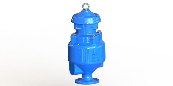 Valve de dégagement d'air d'égout en fer ductile avec connexion flange/fil pour systèmes d'égout DN50-DN200