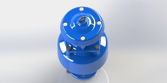 Vanne de décharge d'air sans débordement avec revêtement époxy lié par fusion pour systèmes d'eaux usées