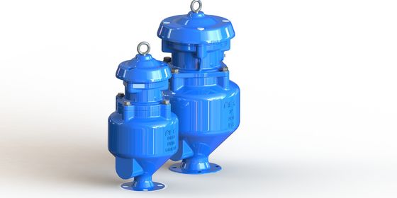 Soupape de décharge d'air d'eaux usées en fonte ductile avec résistance à haute température ≤80 ℃ et anticorrosion pour les systèmes d'eaux usées