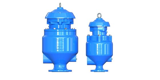 Vanne de décharge d'air pour eaux usées avec plage de tailles DN50-DN200, pièces internes 316SS et pressions nominales PN10-PN40