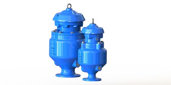 Valve d'évacuation d'air des eaux usées en fer ductile à haute résistance aux températures ≤ 80°C et revêtement époxy à fusion anticorrosion pour le traitement des eaux usées