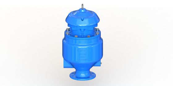 Soupape de décharge d'air d'eaux usées en fonte ductile avec résistance à haute température ≤80 ℃ et anticorrosion pour les systèmes d'eaux usées