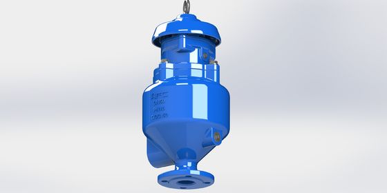 Soupape de libération d'air des eaux usées en fonte ductile DN50-DN200 avec pression nominale PN10-PN40 pour les systèmes de traitement des eaux usées et d'approvisionnement en eau