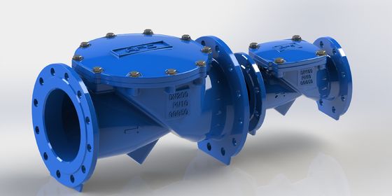 DN50-700 Ventilateur de freinage flexiblement pivotant avec matériau d'étanchéité EPDM et connexion de fin de bride PN16 pour le contrôle du débit des conduites d'eau