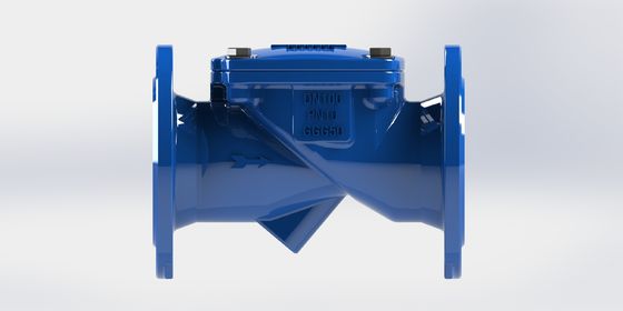 Valve de freinage flexibilisée avec indication de pression PN16, corps en fer ductile et matériau d'étanchéité EPDM pour les applications dans l'eau