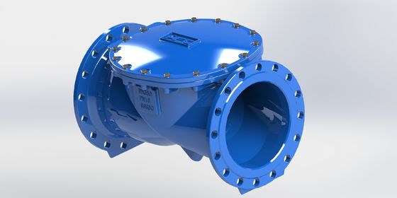 EN12266 Épreuve standard de soupape de freinage flexibilisée avec type de raccordement à bride et matériau d'étanchéité EPDM pour le contrôle des fluides industriels