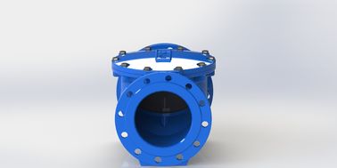 40 degrés d'inclinaison de la soupape de freinage à bascule bleue avec revêtement en caoutchouc EPDM