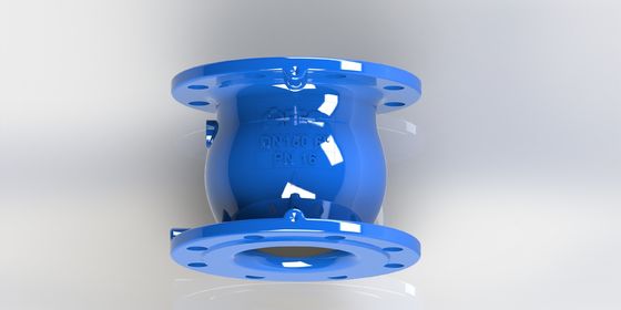 Clapet anti-retour à pression PN25 avec construction en fonte ductile et connexion d'extrémité à bride