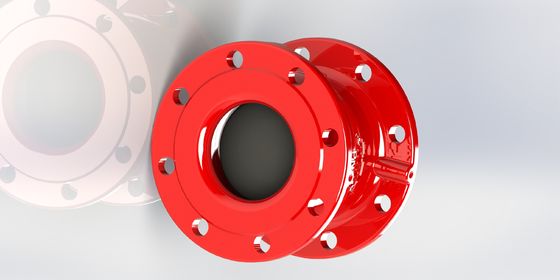 Clapet anti-retour en fonte ductile avec fermeture rapide et connexion d'extrémité à bride pour systèmes de traitement de l'eau