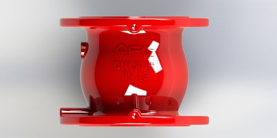 Clapet anti-retour en fonte ductile à fermeture rapide et raccordement à bride pour un contrôle de débit efficace