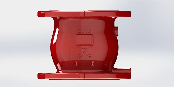 Clapet anti-retour en fonte ductile avec fermeture rapide et connexion d'extrémité à bride pour systèmes de traitement de l'eau