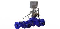 PN10 FBE a enduit la valve de gestion de pression d'eau de 24 contrôleurs de volts continu