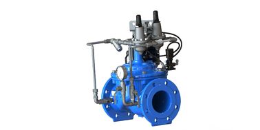 RAL 5005 NSF61 Bleu soupape de contrôle de l'eau avec SS304 pièces internes et siège de carrosserie EPDM