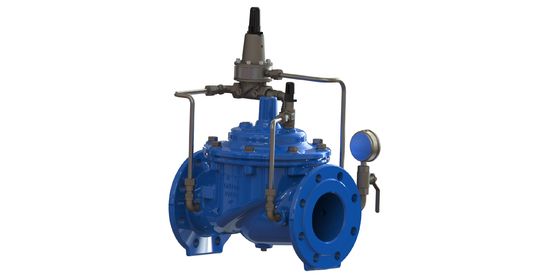 PN10 Valve de maintien de la pression minimale avec construction en fer ductile et raccordement en bride