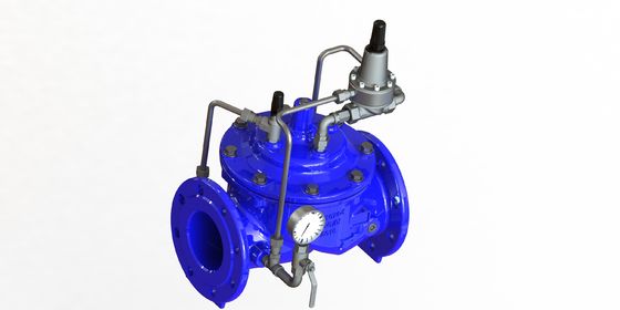 Valve de maintien de la pression de la connexion de la bride avec une taille de 2 à 40 pouces en fer ductile et une plage de température de 0 à 80 °C