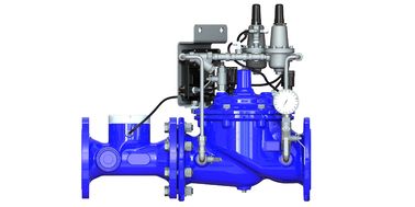 Matériau pilote SS304 bleu RAL 5005 NSF61 Valve de contrôle de l'eau en fer ductile pour la conservation et la gestion de l'eau
