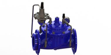 Valve de contrôle de débit pilote en acier inoxydable avec actionnement manuel du joint EPDM pour une plage de température de 0 à 80 ° F PN10/16/25