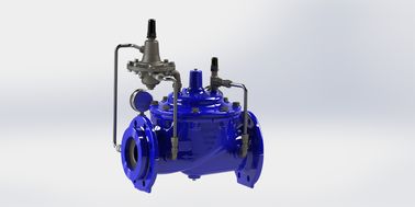 Valve de contrôle de débit pilote en acier inoxydable avec actionnement manuel du joint EPDM pour une plage de température de 0 à 80 ° F PN10/16/25