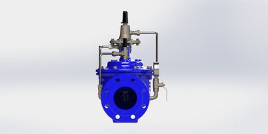 Valve de contrôle de débit pilote en acier inoxydable avec actionnement manuel du joint EPDM pour une plage de température de 0 à 80 ° F PN10/16/25