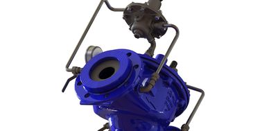 SS304 Valve de régulation de débit pilotée PN10/16/25 Ral5005 Pour une plage de température de 0 à 80 °F