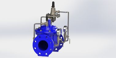 SS304 Valve de régulation de débit pilotée PN10/16/25 Ral5005 Pour une plage de température de 0 à 80 °F