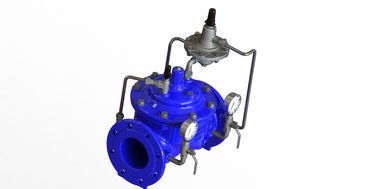 Valve de régulation du débit en acier inoxydable EPDM Seal PN10 actionnée par un tuyau de régulation en fer ductile