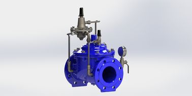 Valve de régulation du débit en acier inoxydable EPDM Seal PN10 actionnée par un tuyau de régulation en fer ductile