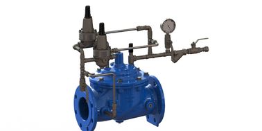 Connexion à l'extrémité de la bride Valve de diaphragme hydraulique avec renforcement en nylon et diaphragme EPDM
