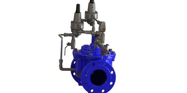 Ventilateur de régulation de la pression précise de l'extrémité de la bride Dynamiquement EPDM PN10-25 Bleu EN1074-5