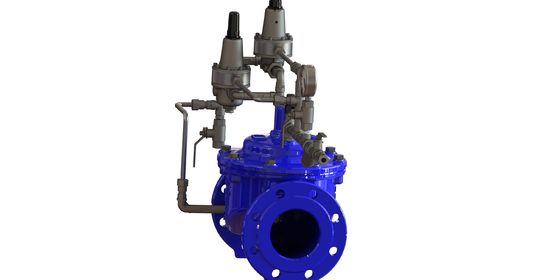 Valve anti-surge PN25 avec connexion de la fin de la bride et renforcement en nylon avec diaphragme EPDM