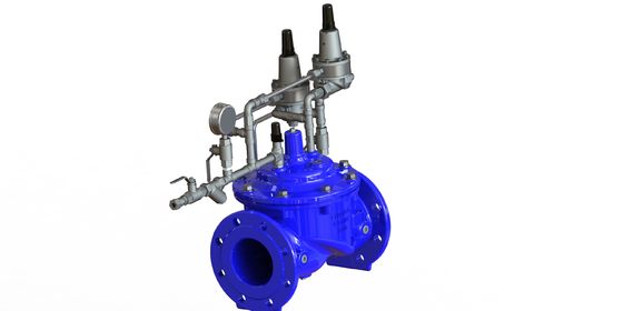Valve d'anticipation des surtensions en fer ductile revêtue de caoutchouc EPDM avec fonction d'anticipation des surtensions pour les systèmes d'eau