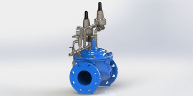 Valve d'anticipation de surtension manuelle de type globe A2A5 avec diaphragme EPDM et connexion de fin de bride
