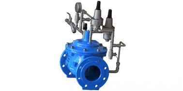 Connexion à l'extrémité de la bride Valve de diaphragme hydraulique avec renforcement en nylon et diaphragme EPDM