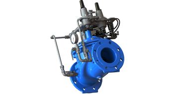 Matériau pilote SS304 bleu RAL 5005 NSF61 Valve de contrôle de l'eau en fer ductile pour la conservation et la gestion de l'eau