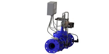 Matériau pilote SS304 bleu RAL 5005 NSF61 Valve de contrôle de l'eau en fer ductile pour la conservation et la gestion de l'eau