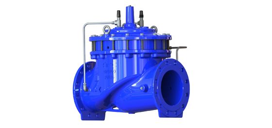 Vanne de régulation d'eau à pièces internes SS304 avec siège de corps en EPDM et pilote P500 pour le débit d'eau propre