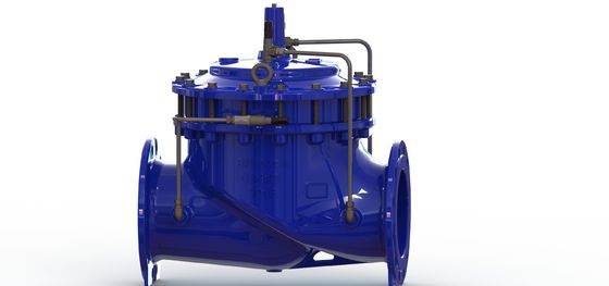 Valve de régulation de l'eau en caoutchouc EPDM avec pièces internes SS304 et certification NSF61 pour la régulation du débit d'eau propre